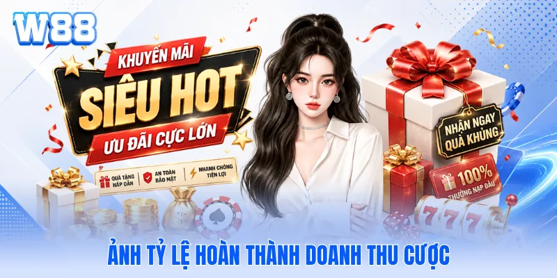 Ảnh tỷ lệ hoàn thành doanh thu cược